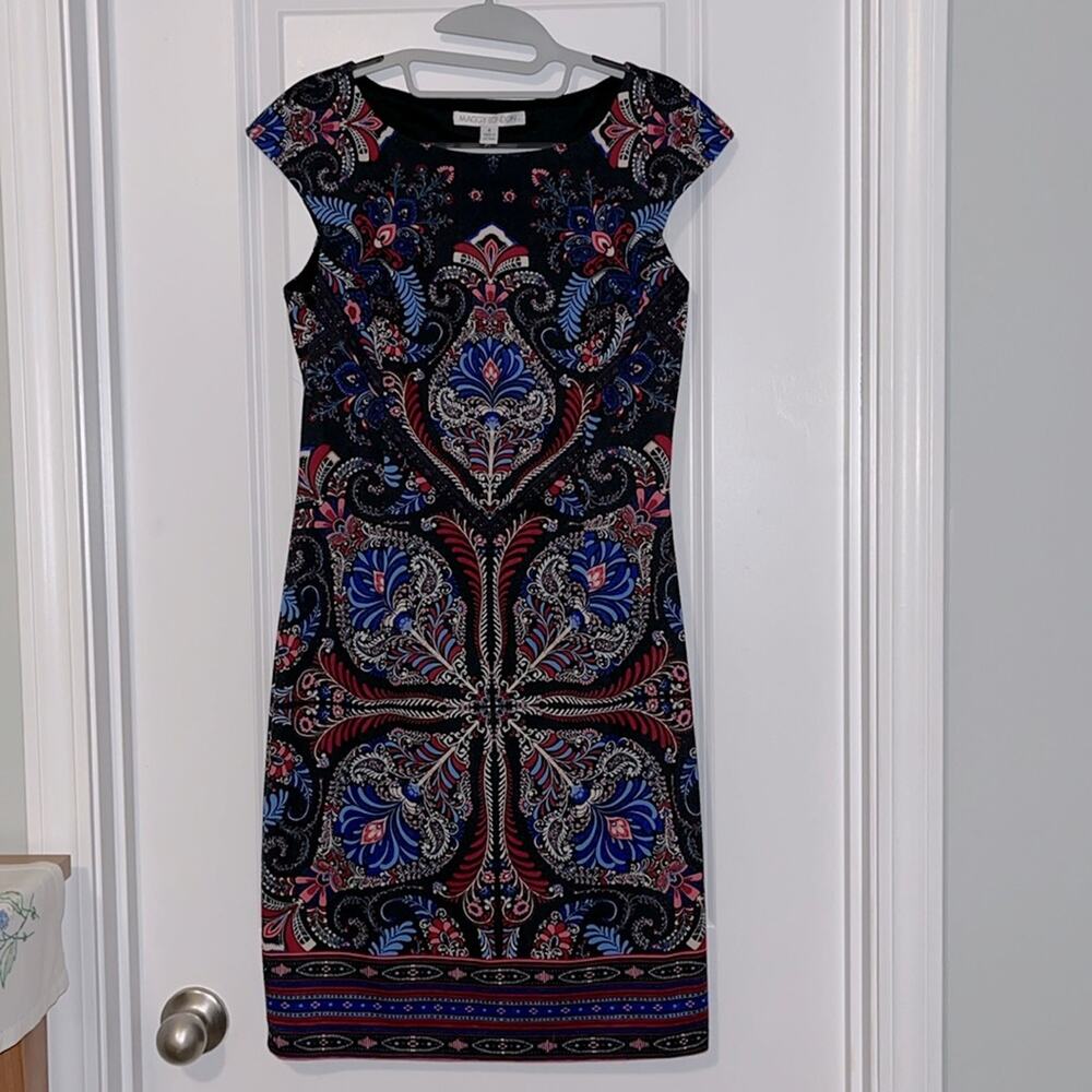 Maggy London Paisley Sheath Dress